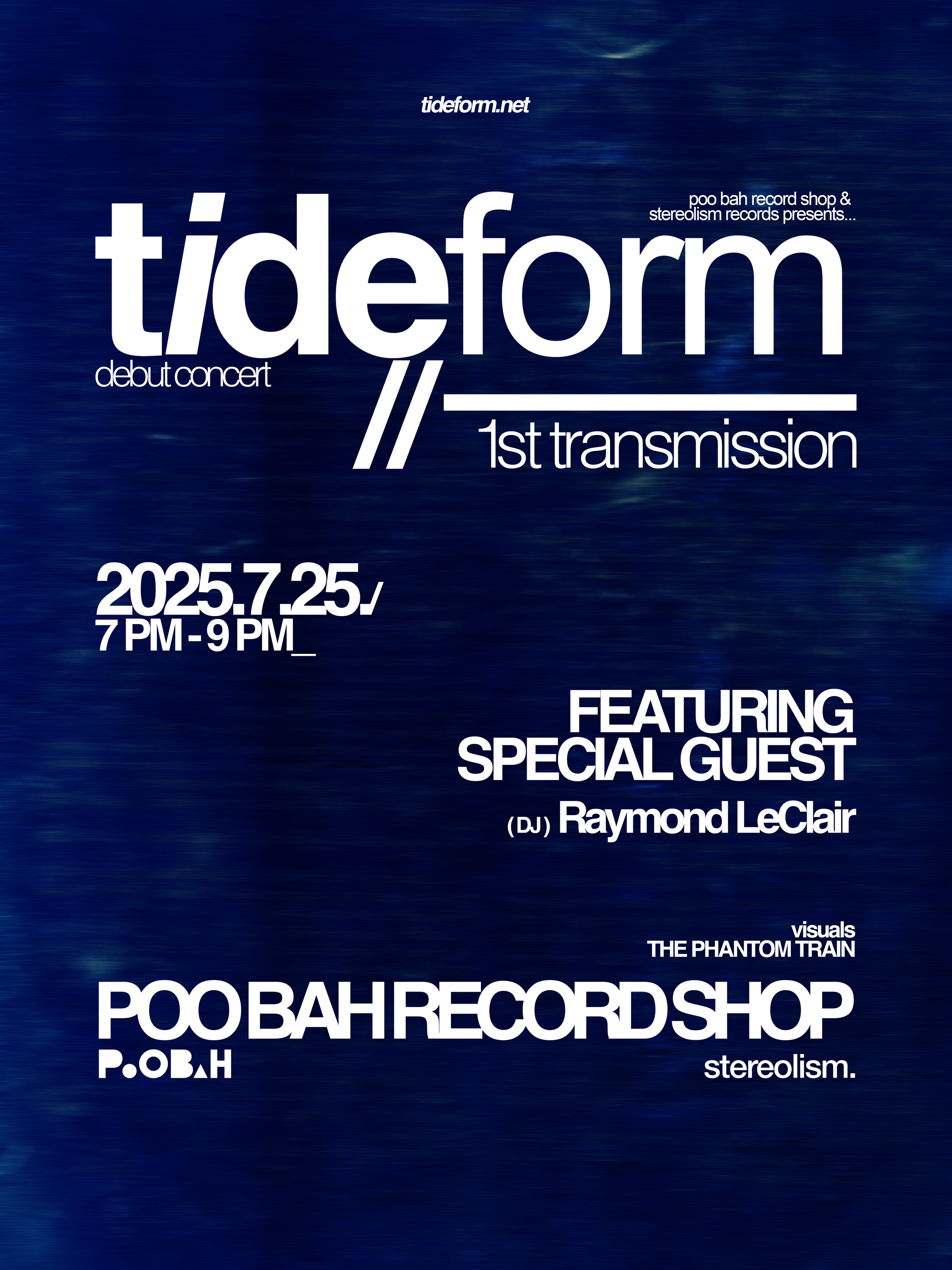 Tideform - Live Concert Poster