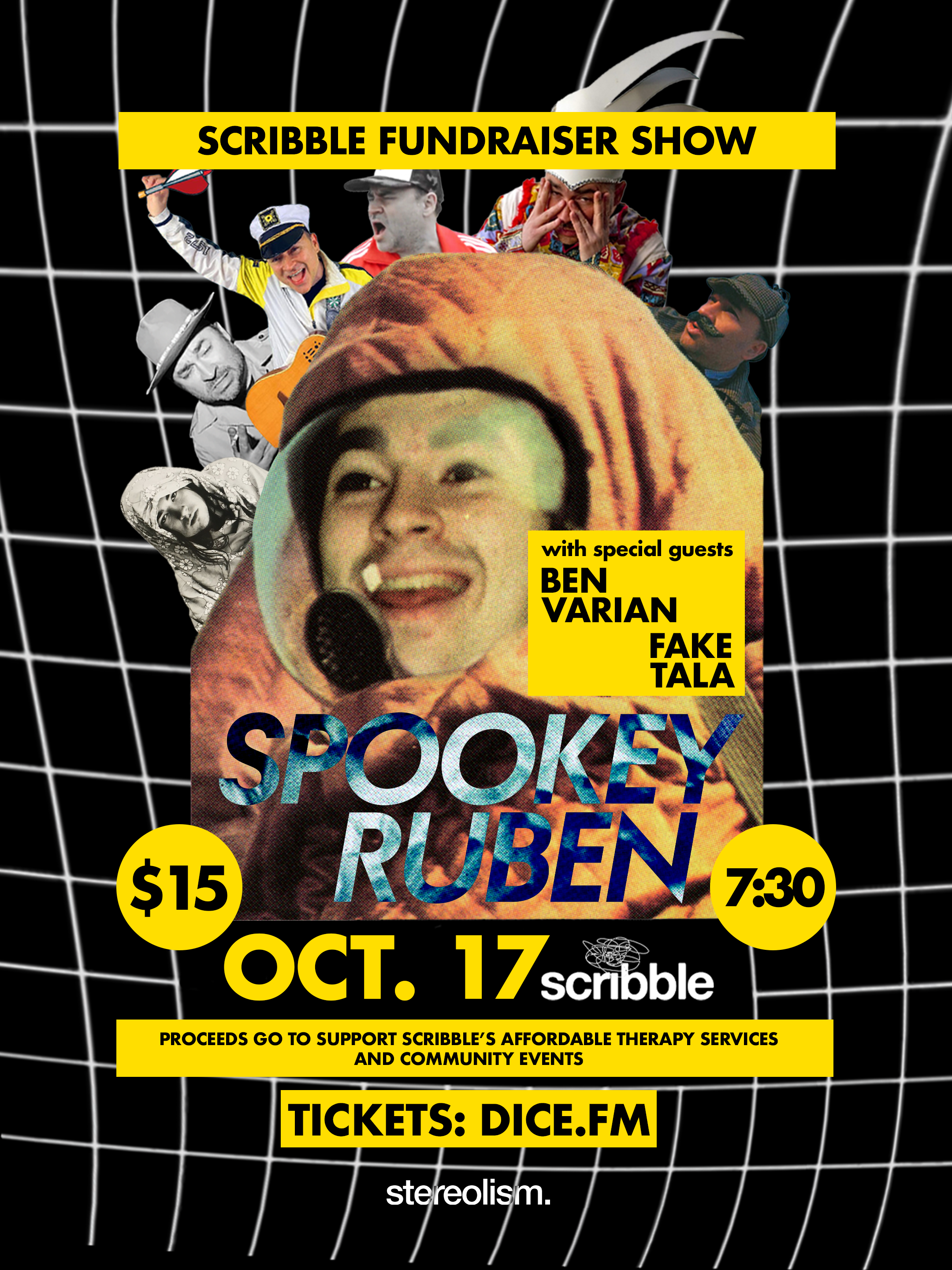 Spookey Ruben - Live Concert Poster