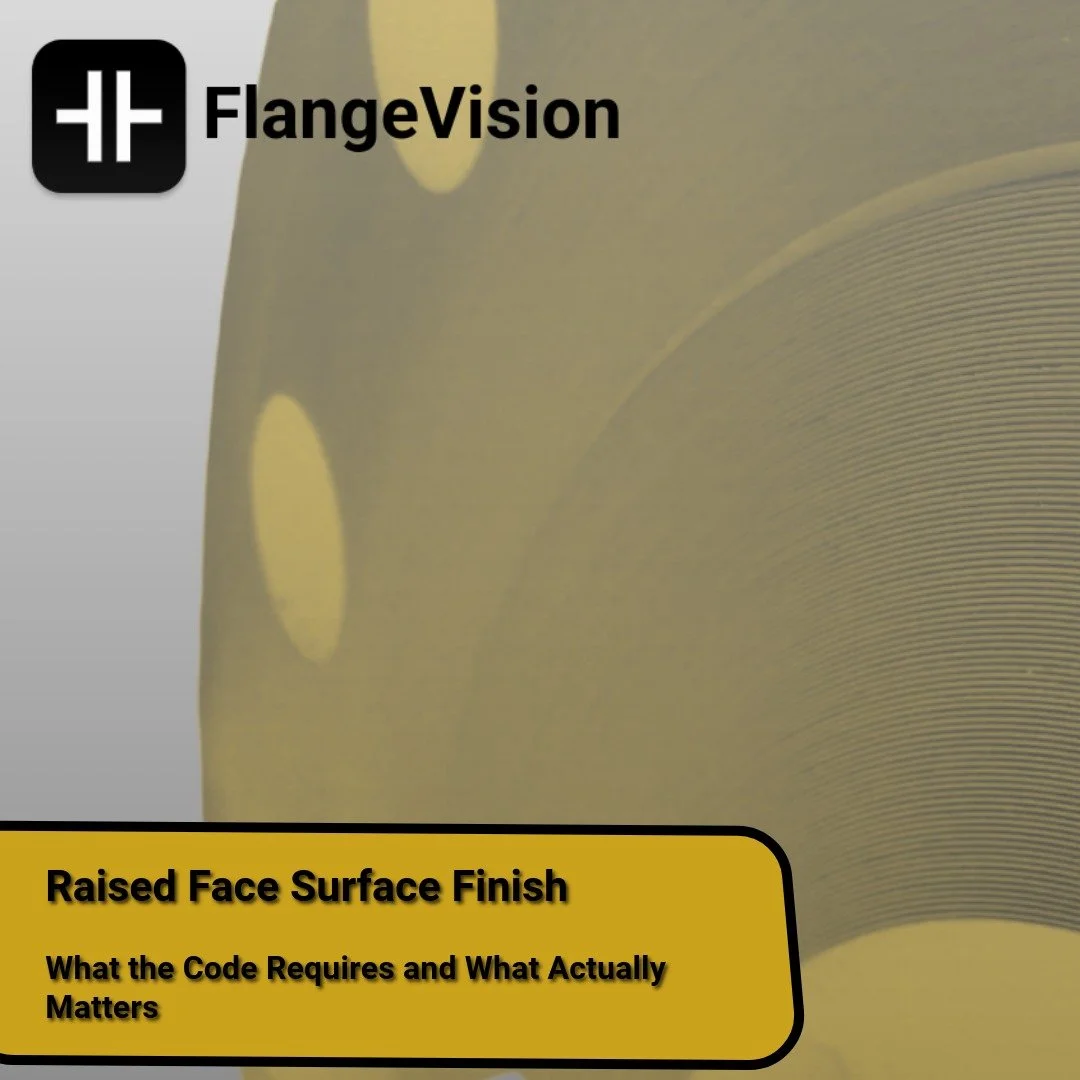 ASME Raised Face Surface Finish: What the Code Requires and What Actually Matters&nbsp;