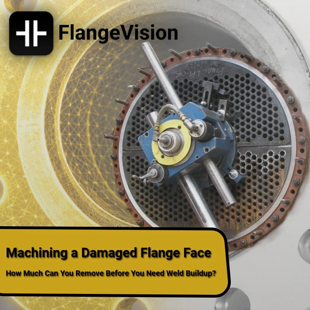 Machining a Damaged Flange Face:&nbsp;How Much Can You Remove Before You Need Weld Buildup?&nbsp;