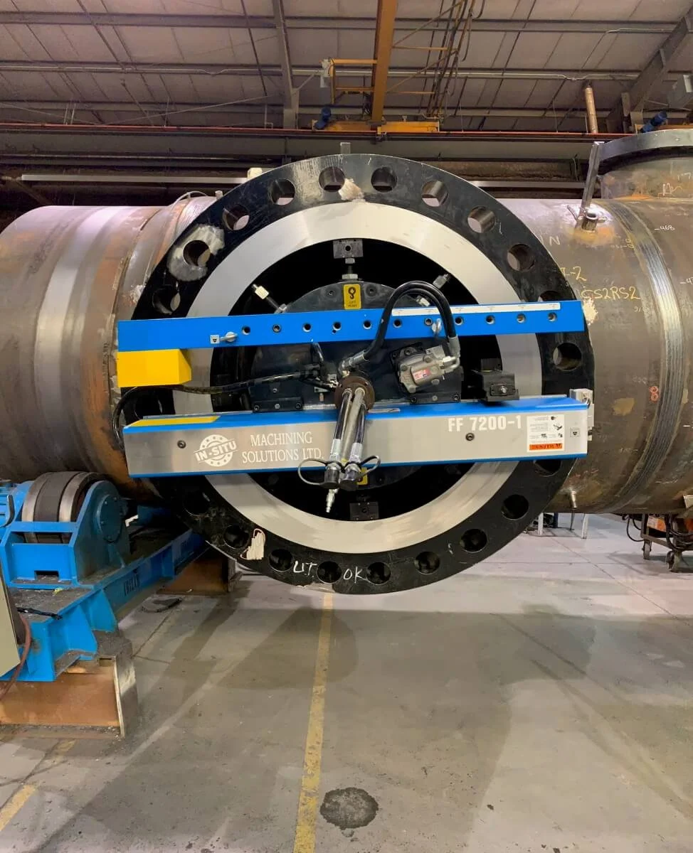 In-Situ machining solutions: Flange Machining