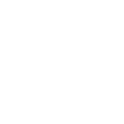 A white decorative circular pattern with floral and geometric motifs on a transparent background.