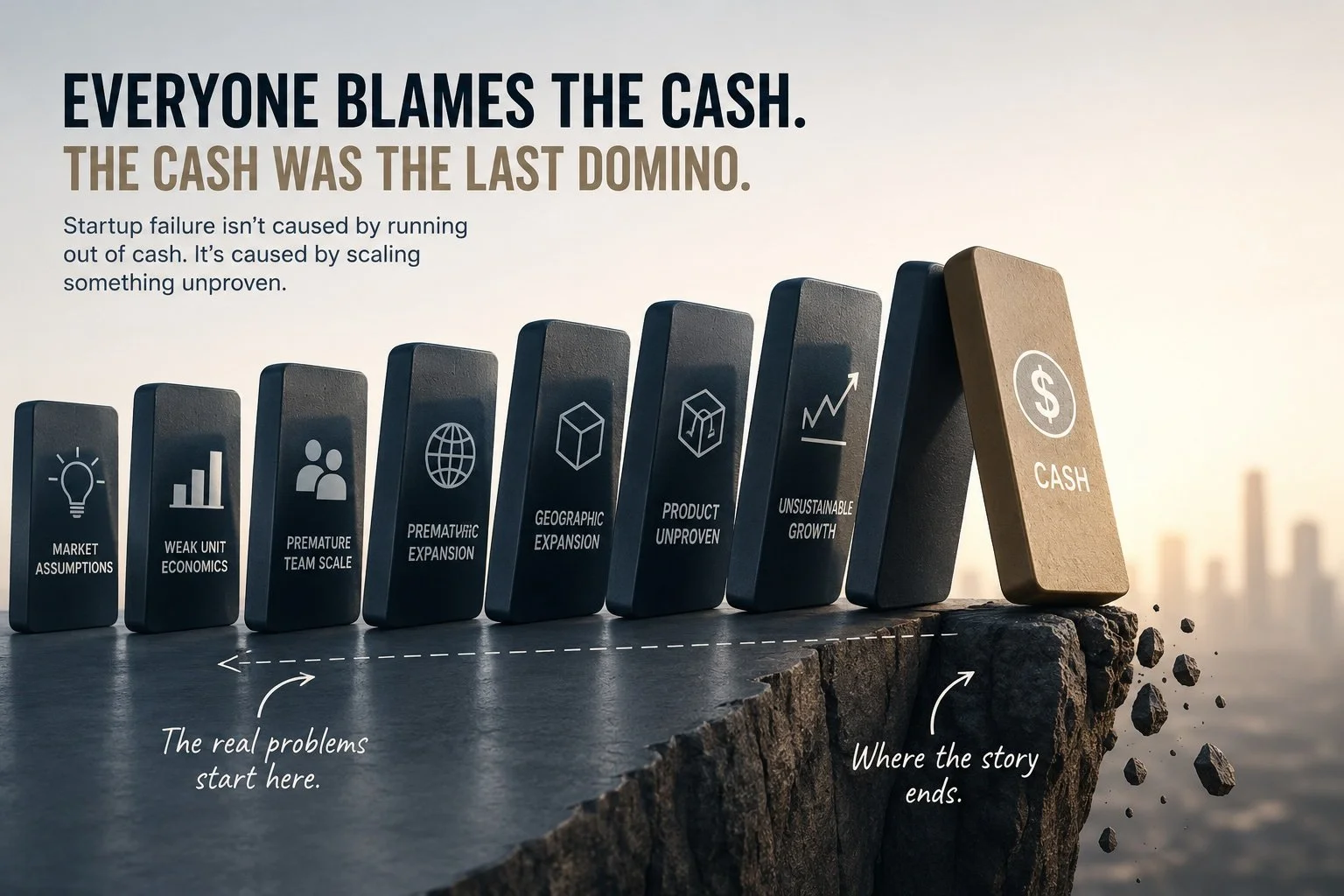 Everyone Blames the Cash. The Cash Was the Last Domino.