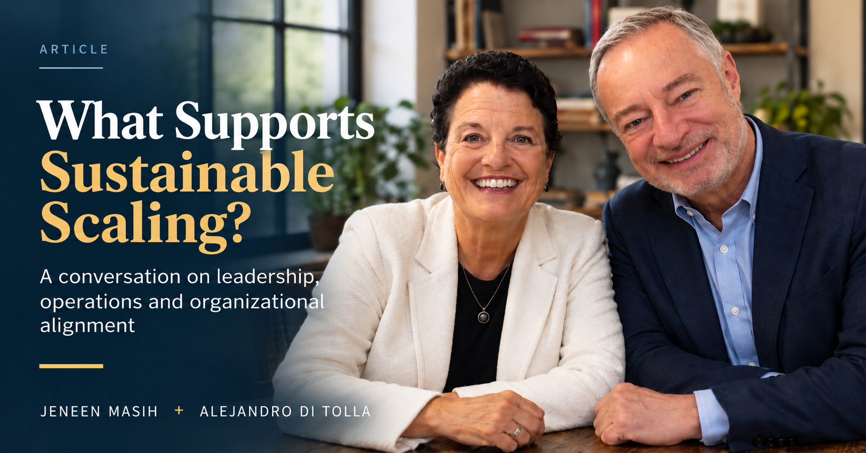 What Supports Sustainable Scaling in Today’s Dynamic Business Environment?