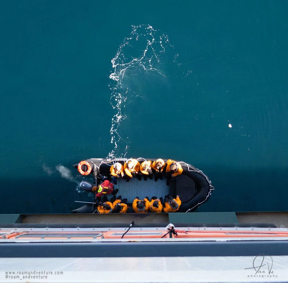 roamandventure.com zodiac landing antarctica expedition cruise