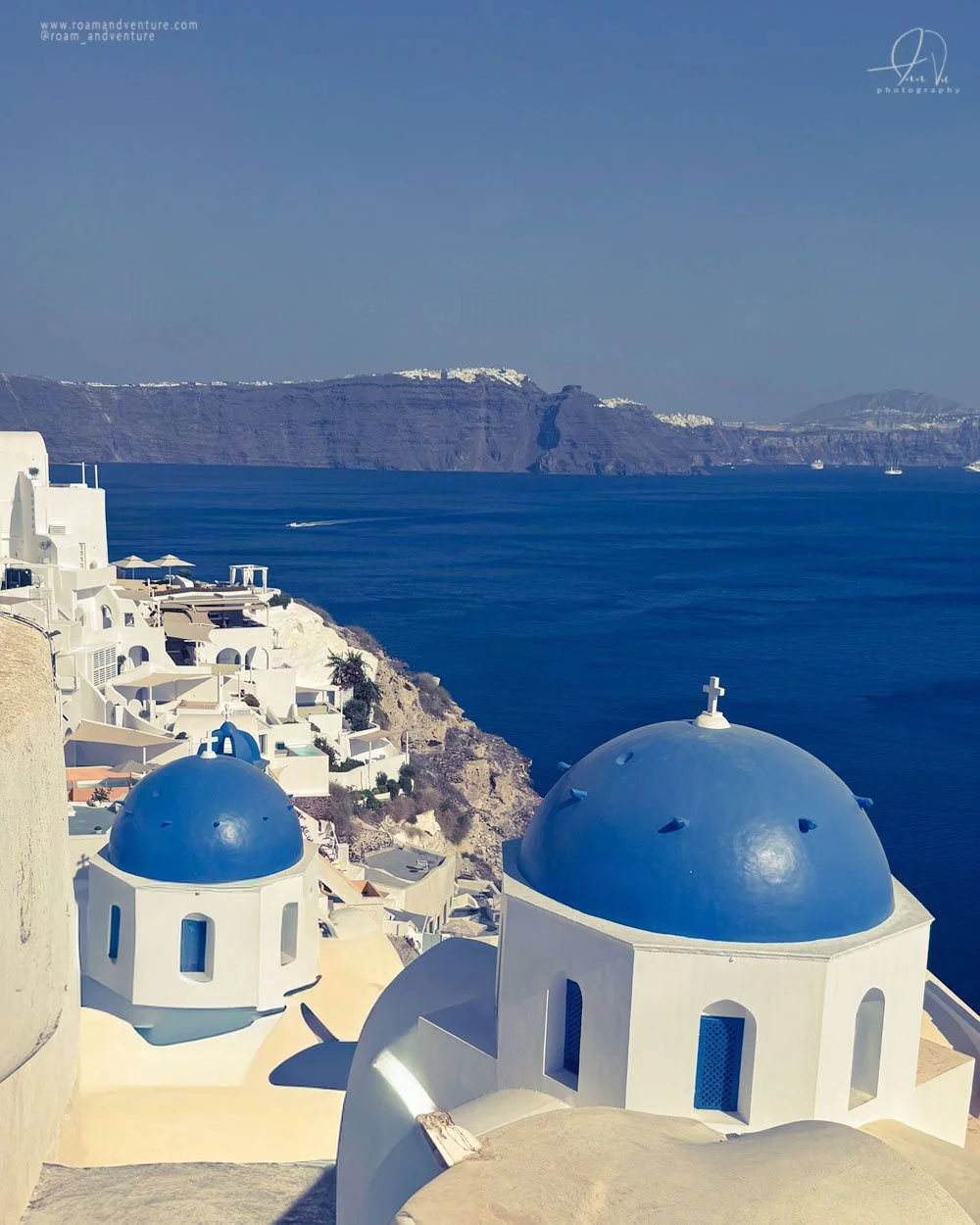 santorini greece iconic view