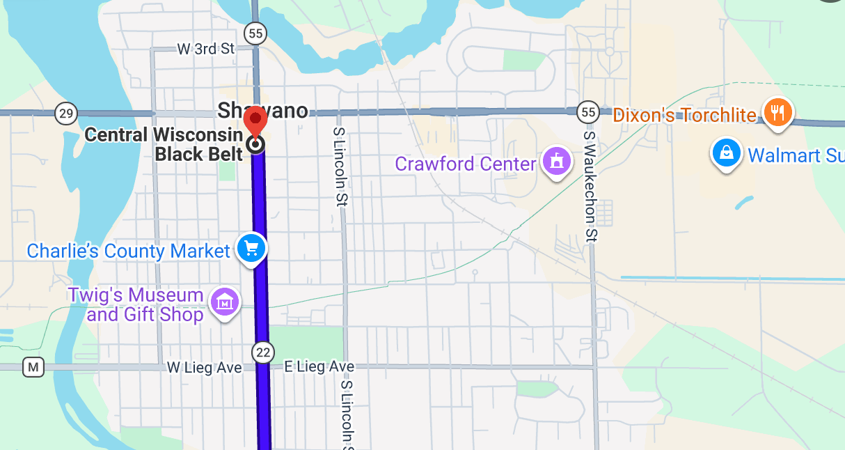 City streets taking you to CWBBA