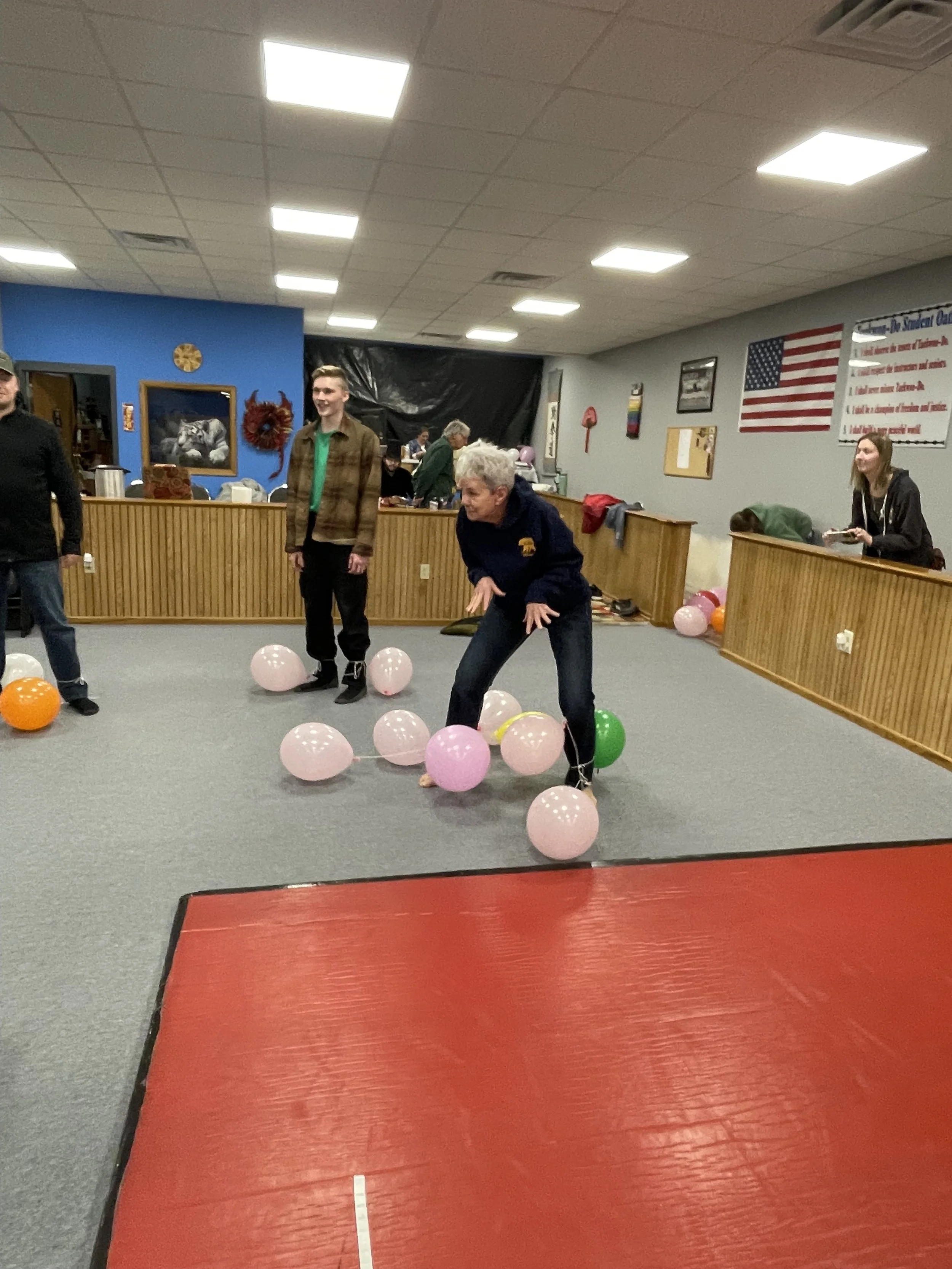 Overnighter Balloon stomp game