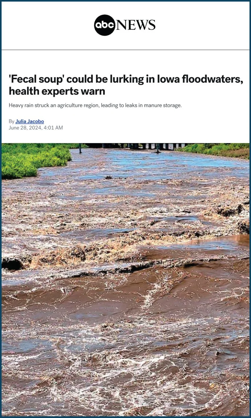 'Fecal soup' could be lurking in Iowa floodwaters, health experts warn