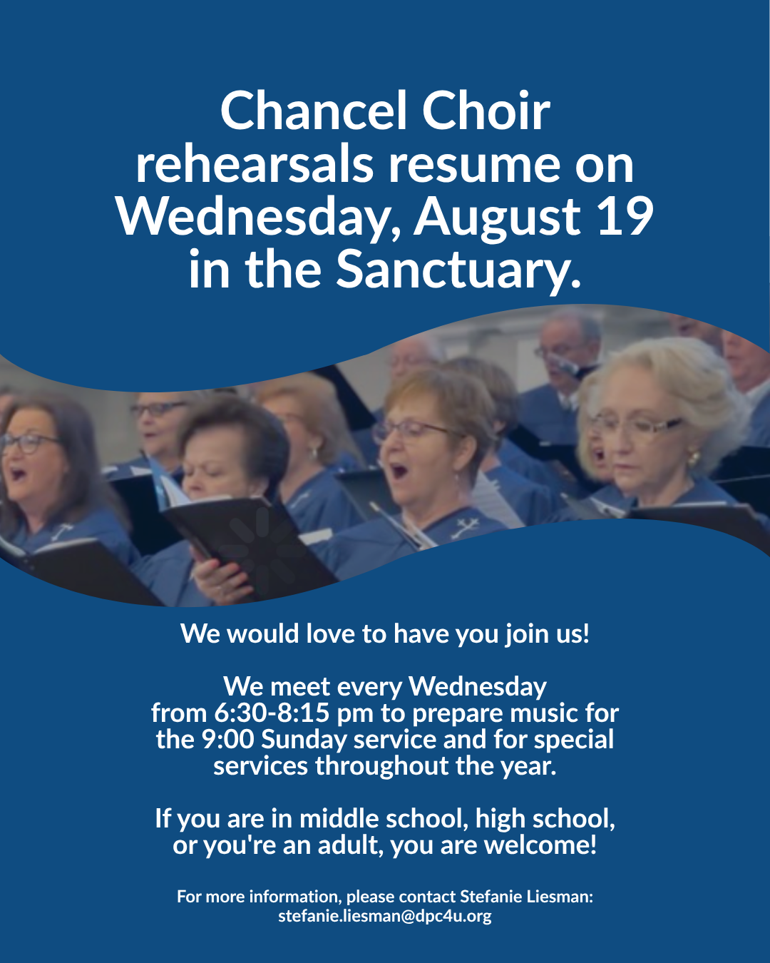 Chancel Choir Rehearsals