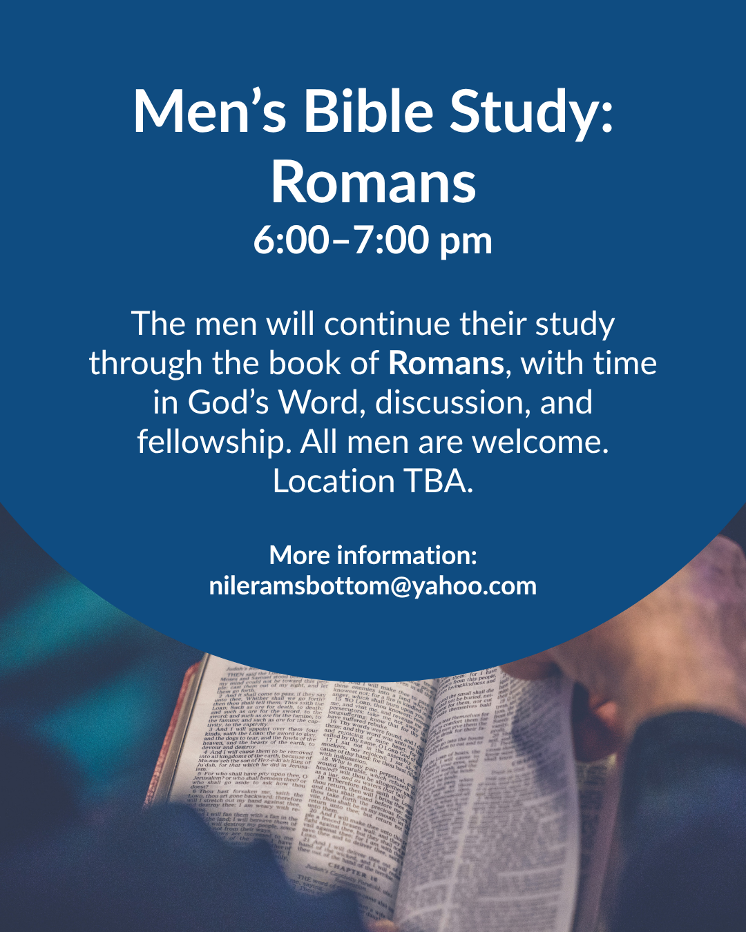 Men's Bible Study: Romans