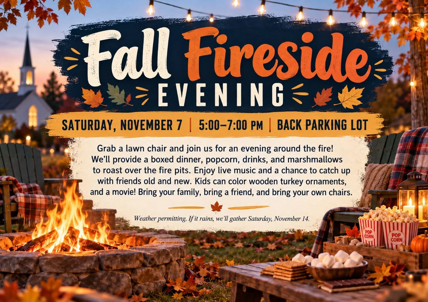 Fall Fireside Evening