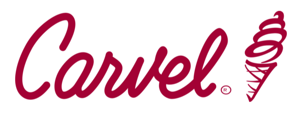 Carvel logo with stylized soft-serve ice cream cone