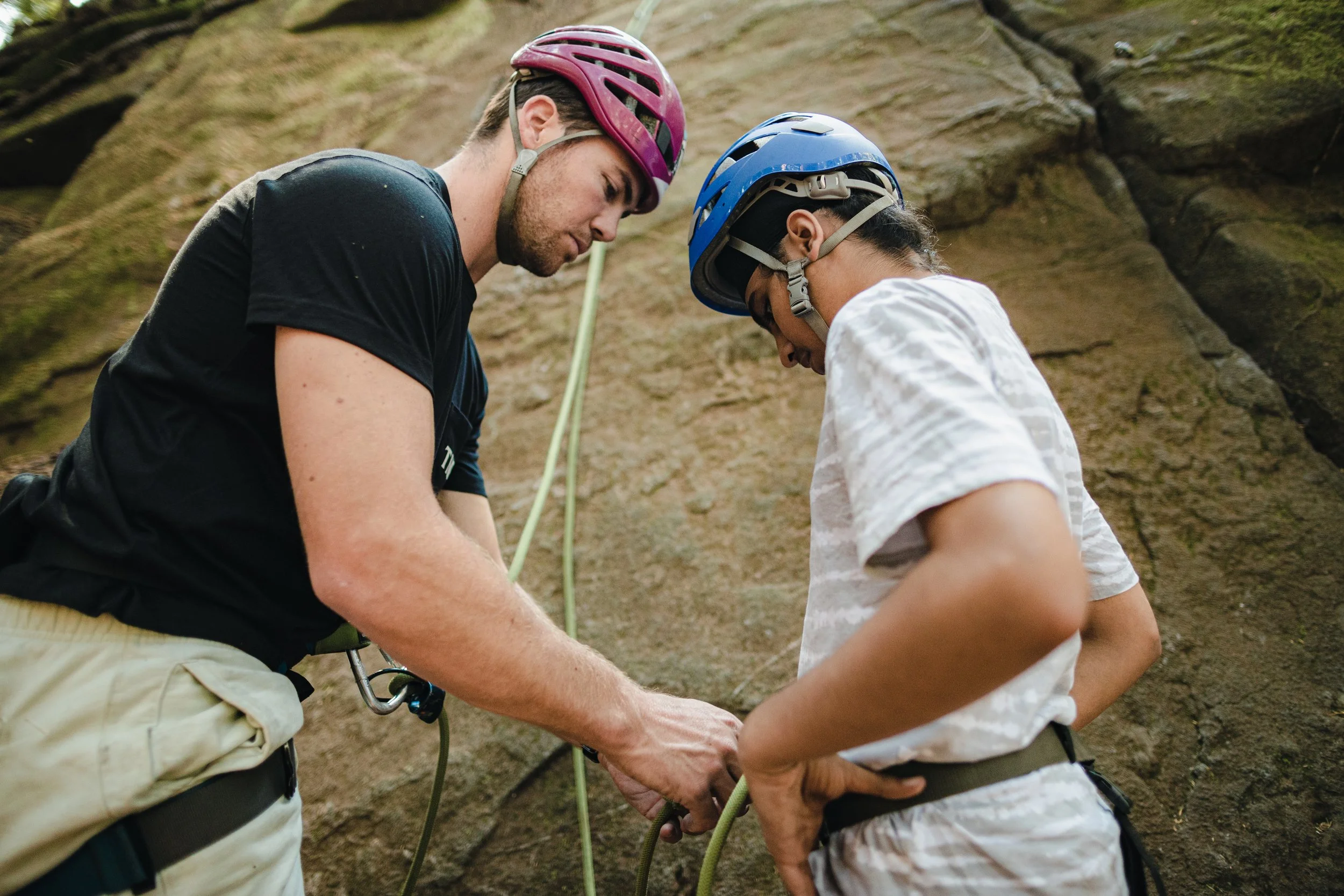 Rock Climbing with Rainier Athletes
