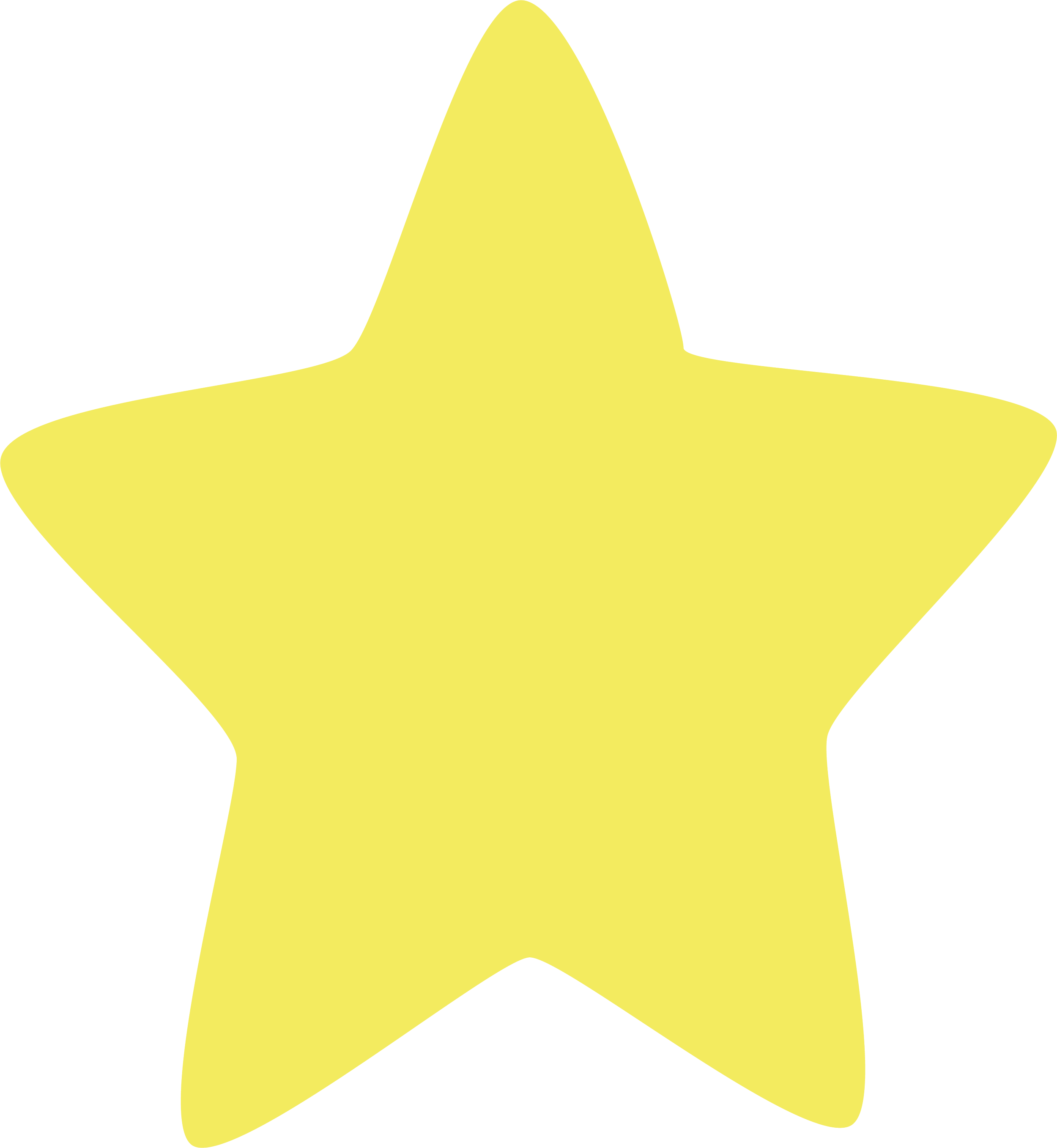 A solid yellow five-pointed star on a black background.