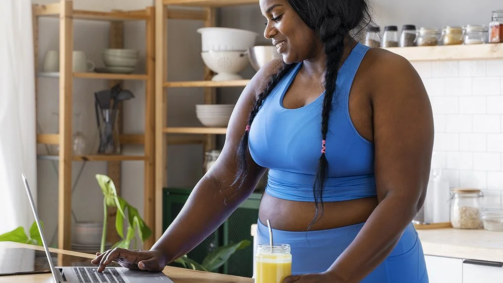 Young adult navigating daily life and personal growth during a life transition