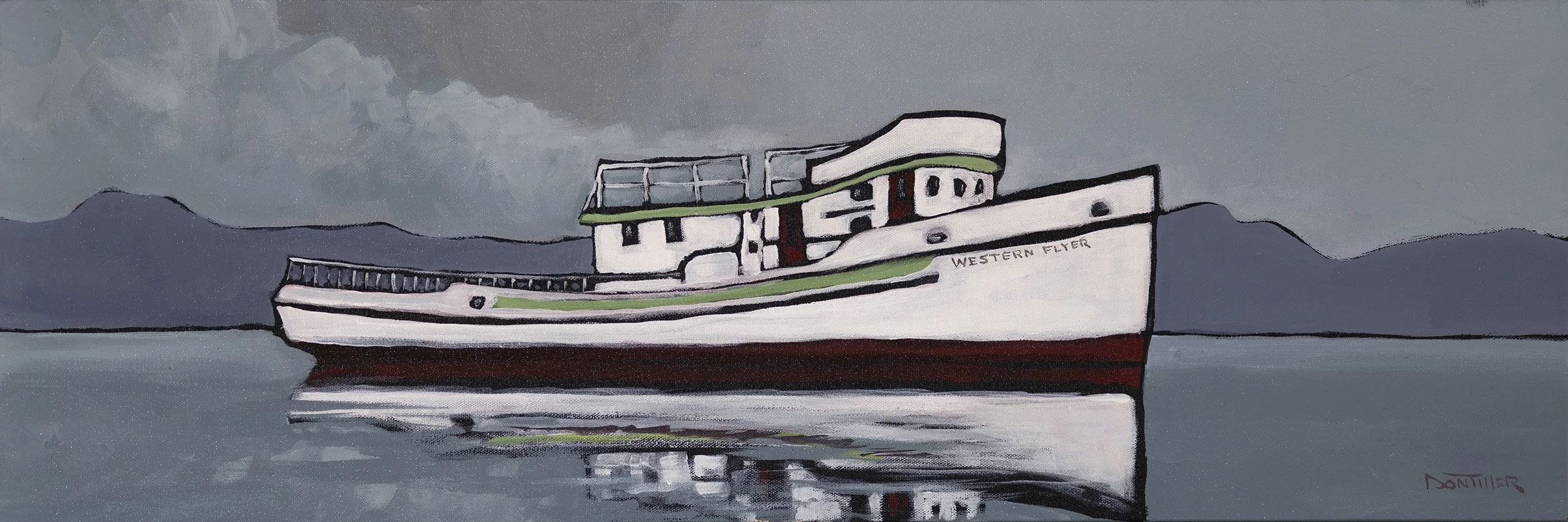 Western Flyer, 12" x 36"