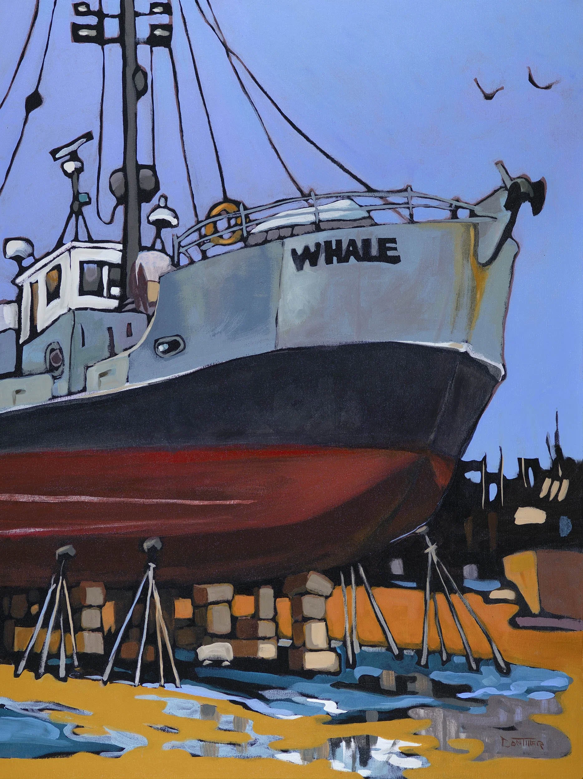 Beached Whale, 40" x 30"