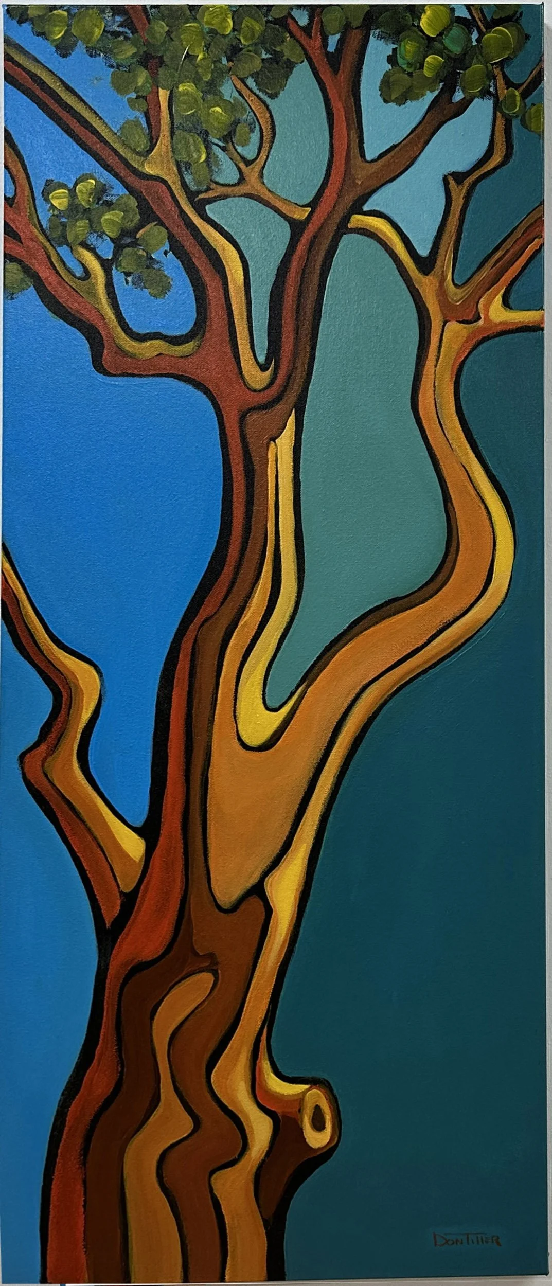 Upward, 48" x 24"
