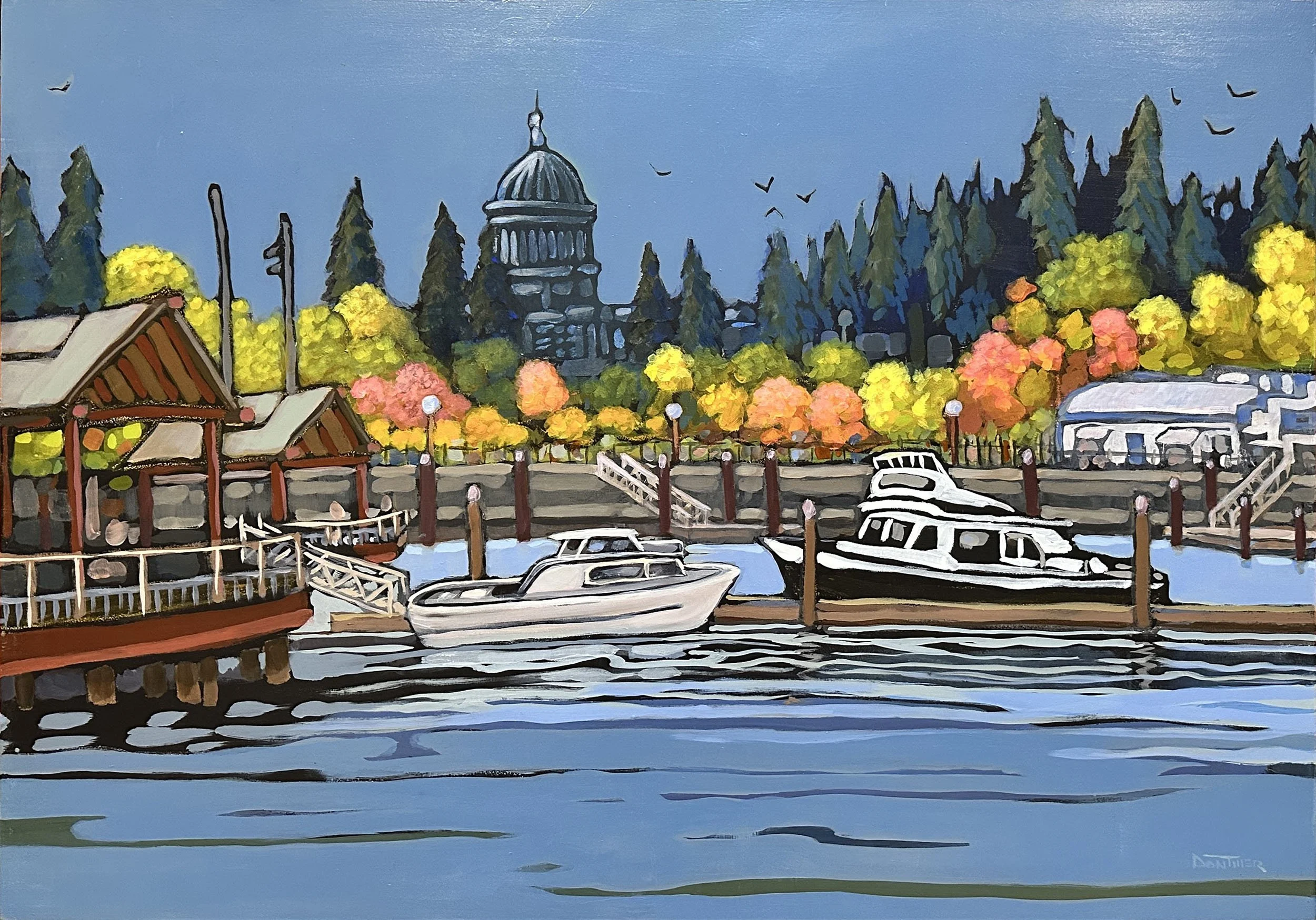 Olympia Capitol Building, 30" x 40"