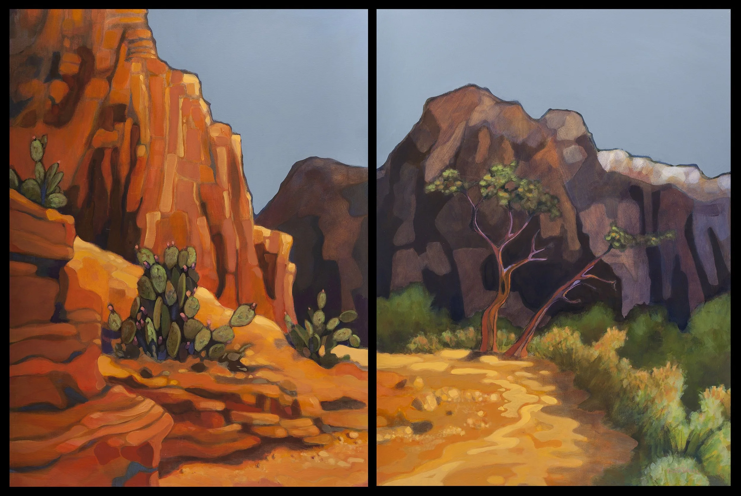 Zion Path, 48" x 36"
