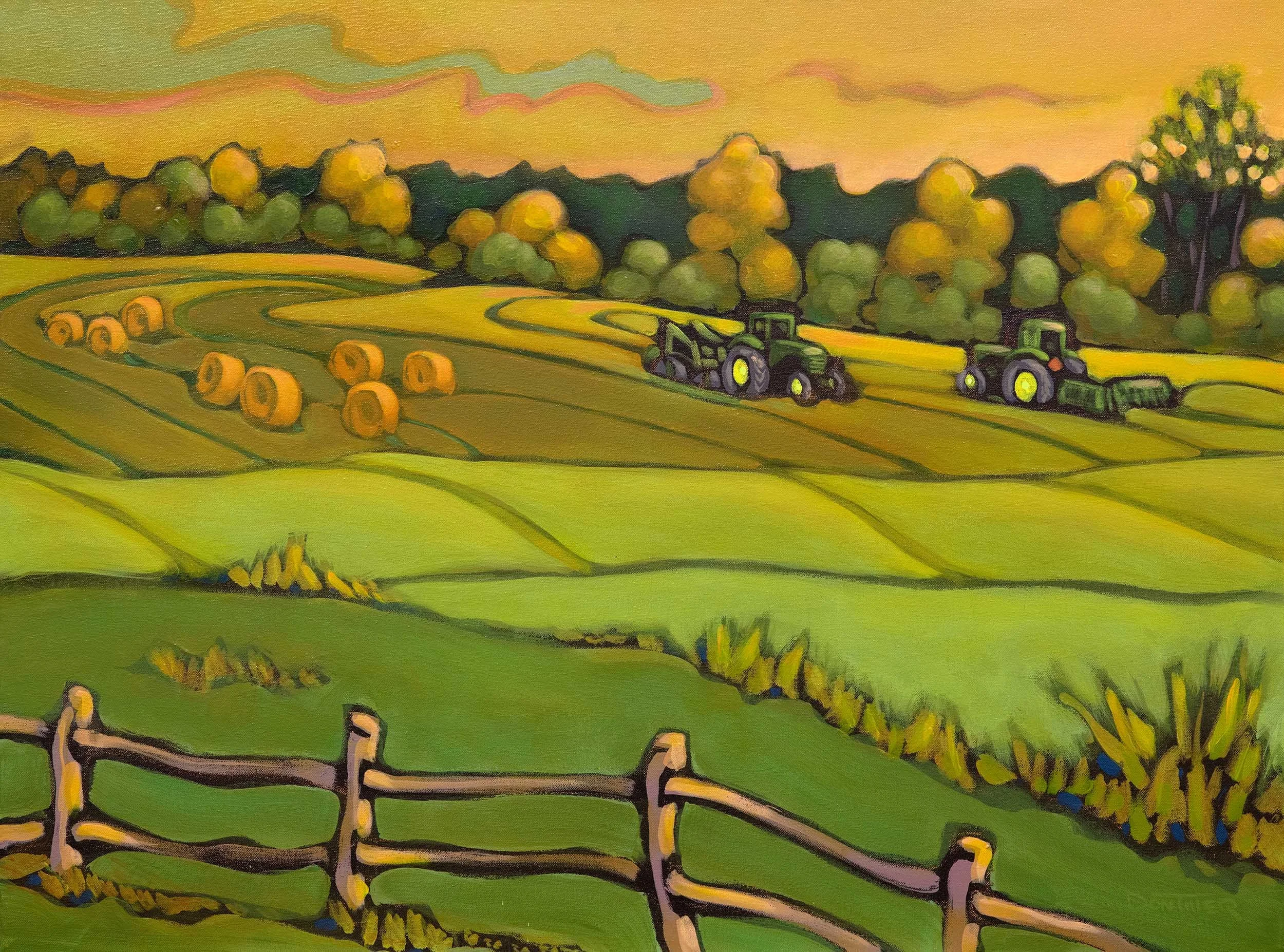 Late Shift, 30" x 40"