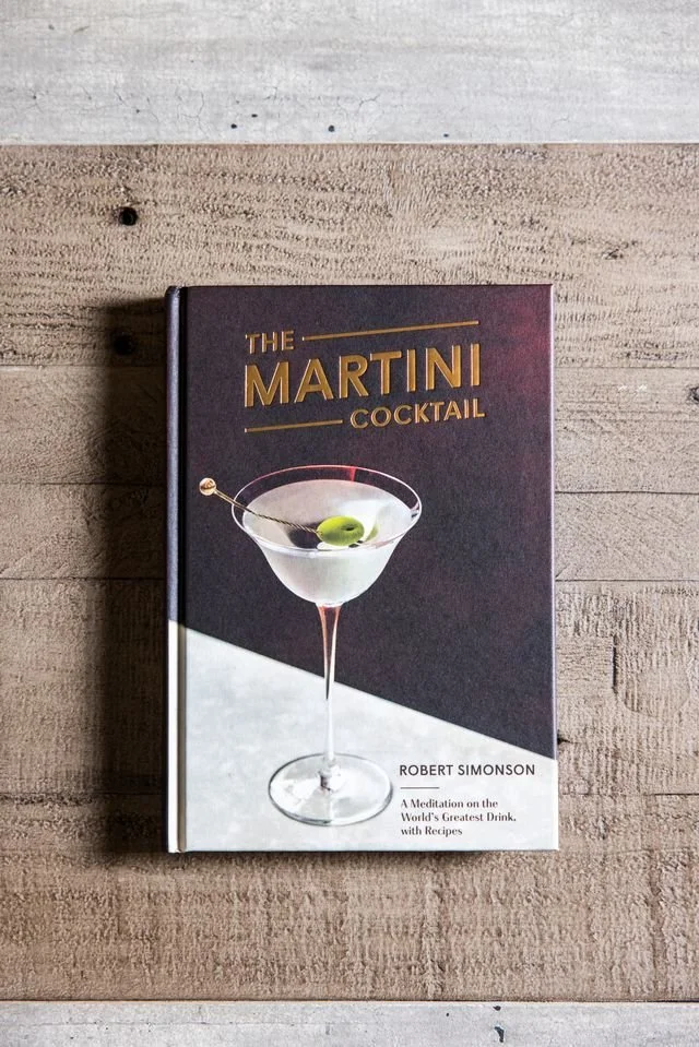 Photo of The Martini Cocktail Book by Robert Simonson.