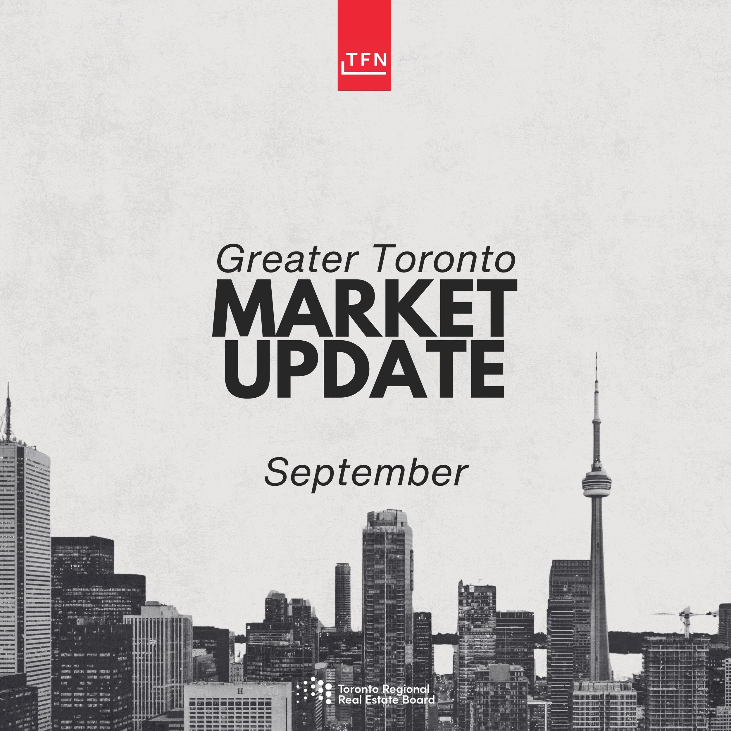🚨 SEPTEMBER MARKET SNAPSHOT 🚨

GTA home sales reached 5,040 in September 2026, with the average price at $1,006,409.

🏡 Detached: $1.29M
🏘️ Semi-Detached: $1.02M
🔑 Townhouse: $821K
🏢 Condo Apartment: $605K 

📋 16,500 new listings | ✅ 26,131 ac