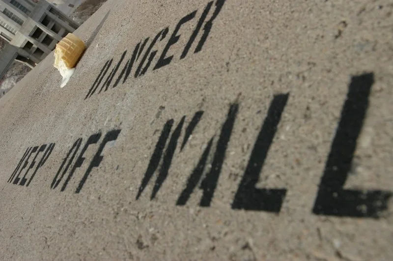 Wall is hot—Danger Ice Cream