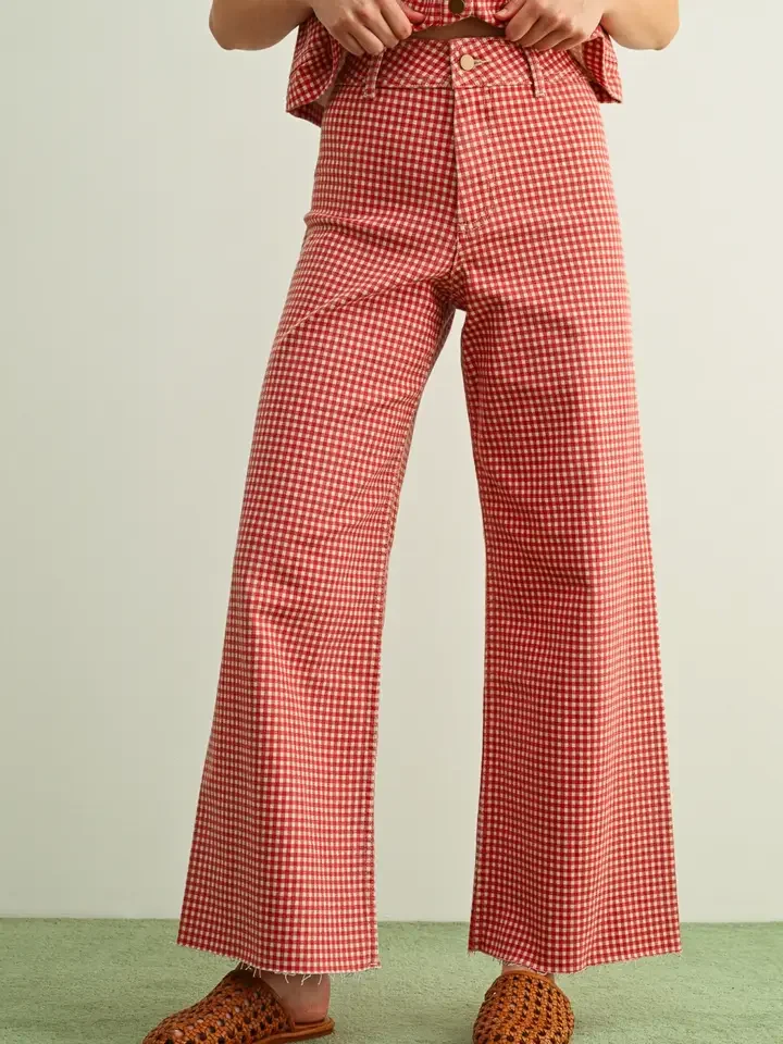 The "Josie" Gingham Pants
