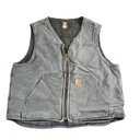 Vintage 1990s Carhartt Sherpa Lined Jacket Vest Mens Large