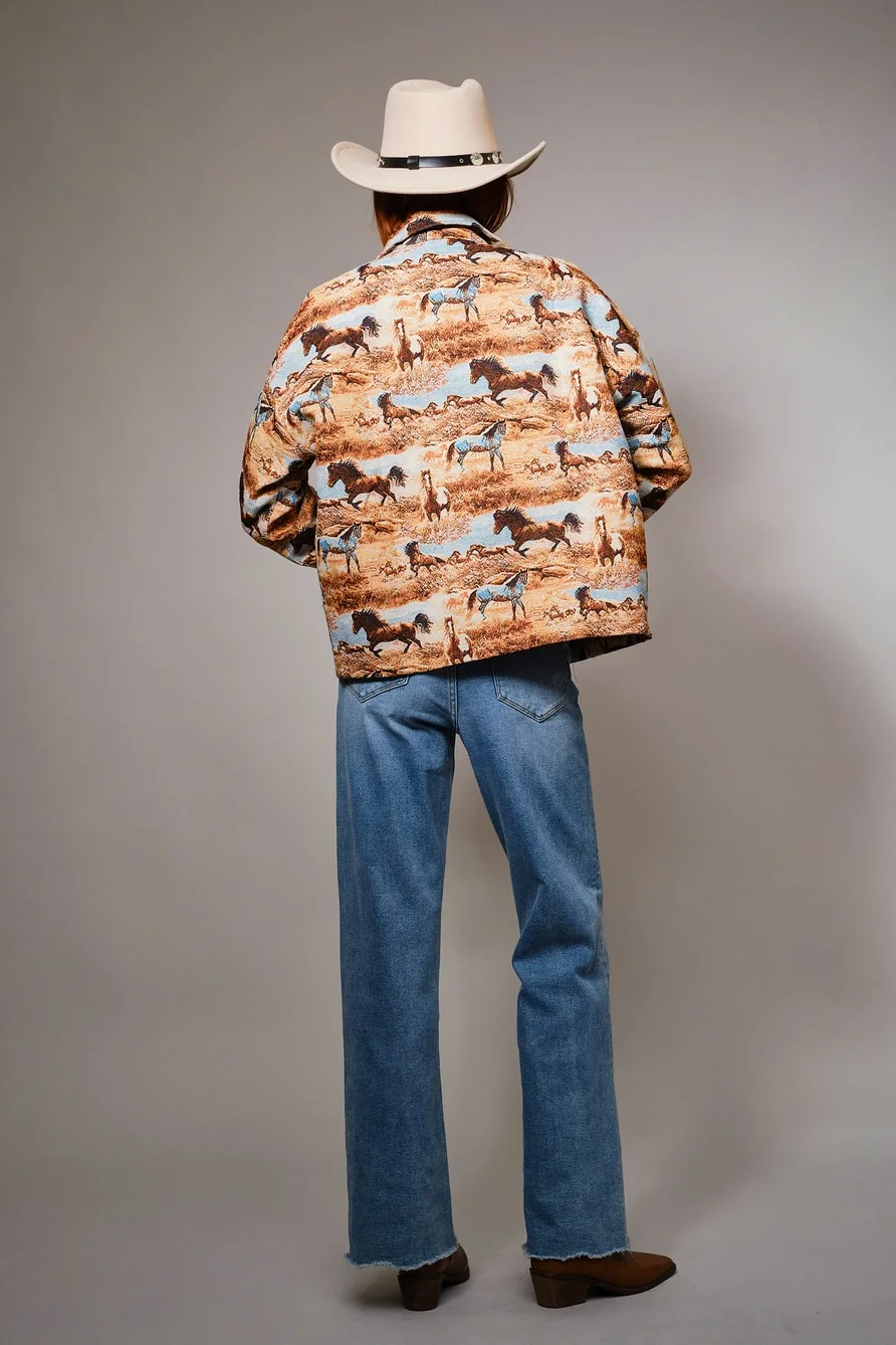 The "Jolene" Jacquard Jacket
