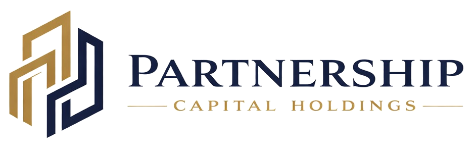 Logo for Partnership Capital Holdings featuring stylized geometric shapes and text.