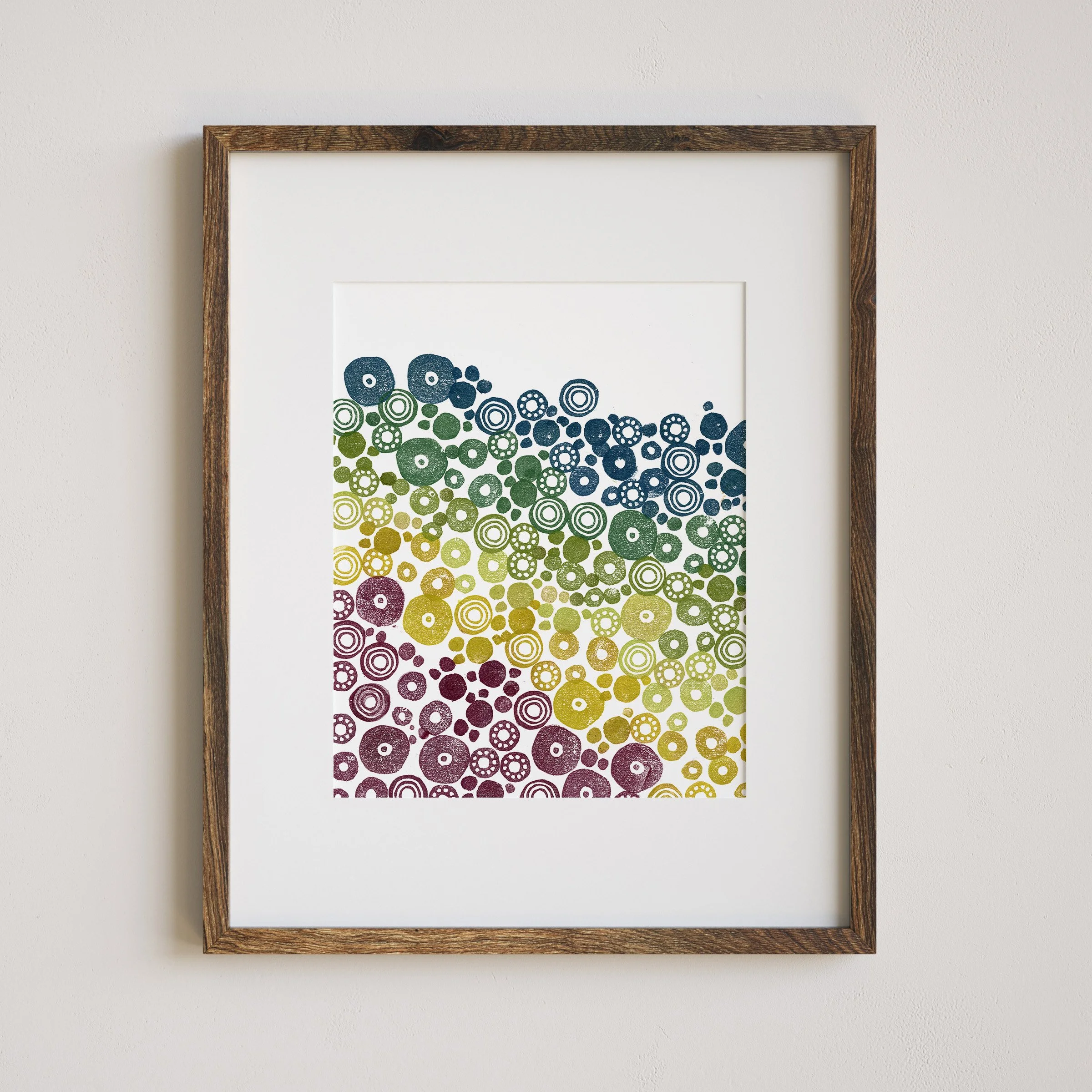 Rainbow Medallion Pattern - Art Print