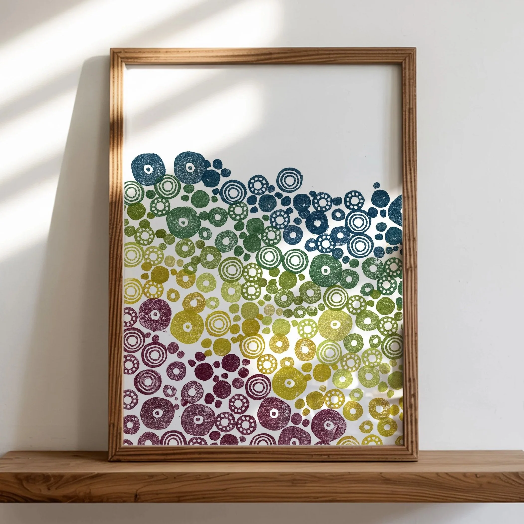 Rainbow Medallion Pattern - Art Print