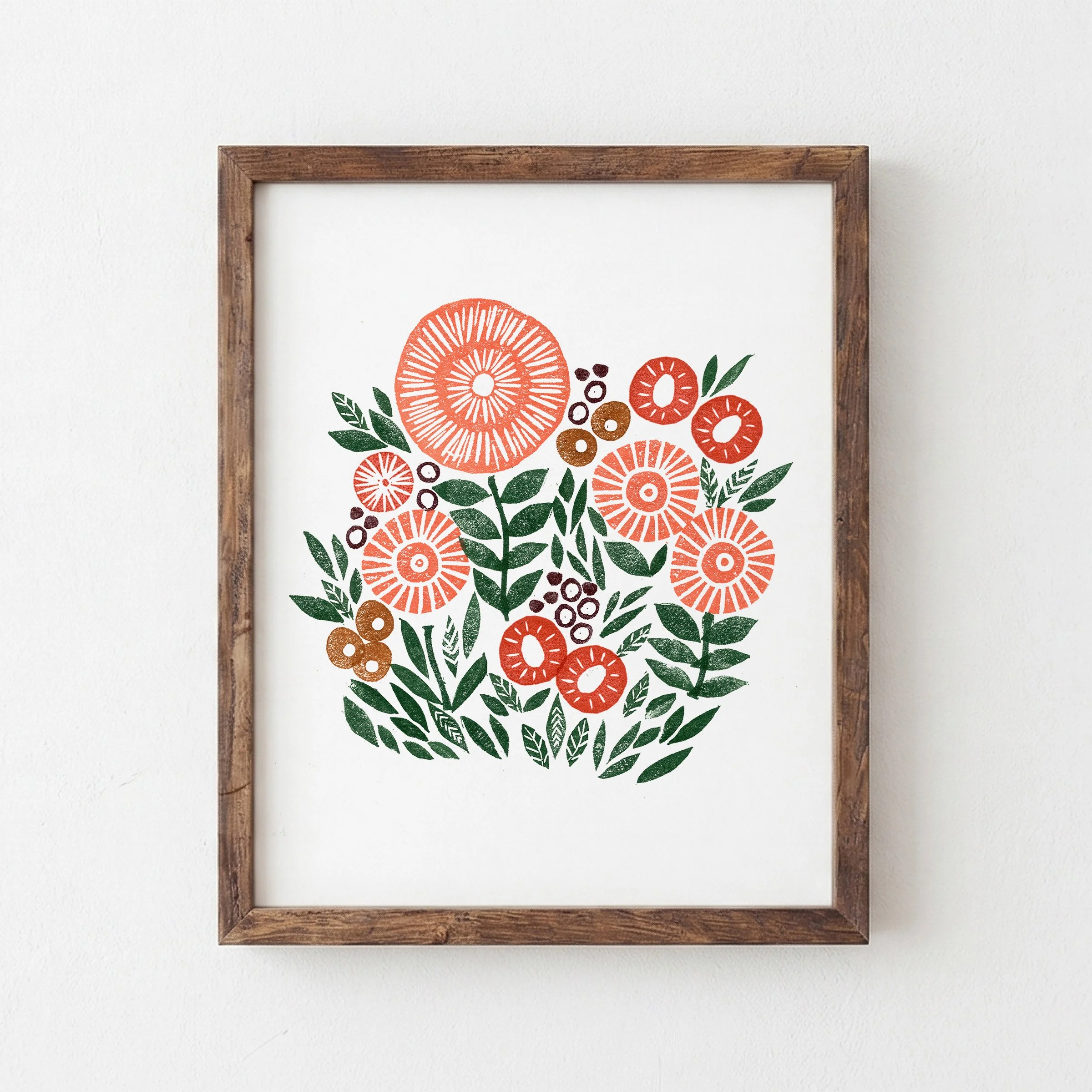 Marigold Garden - Art Print