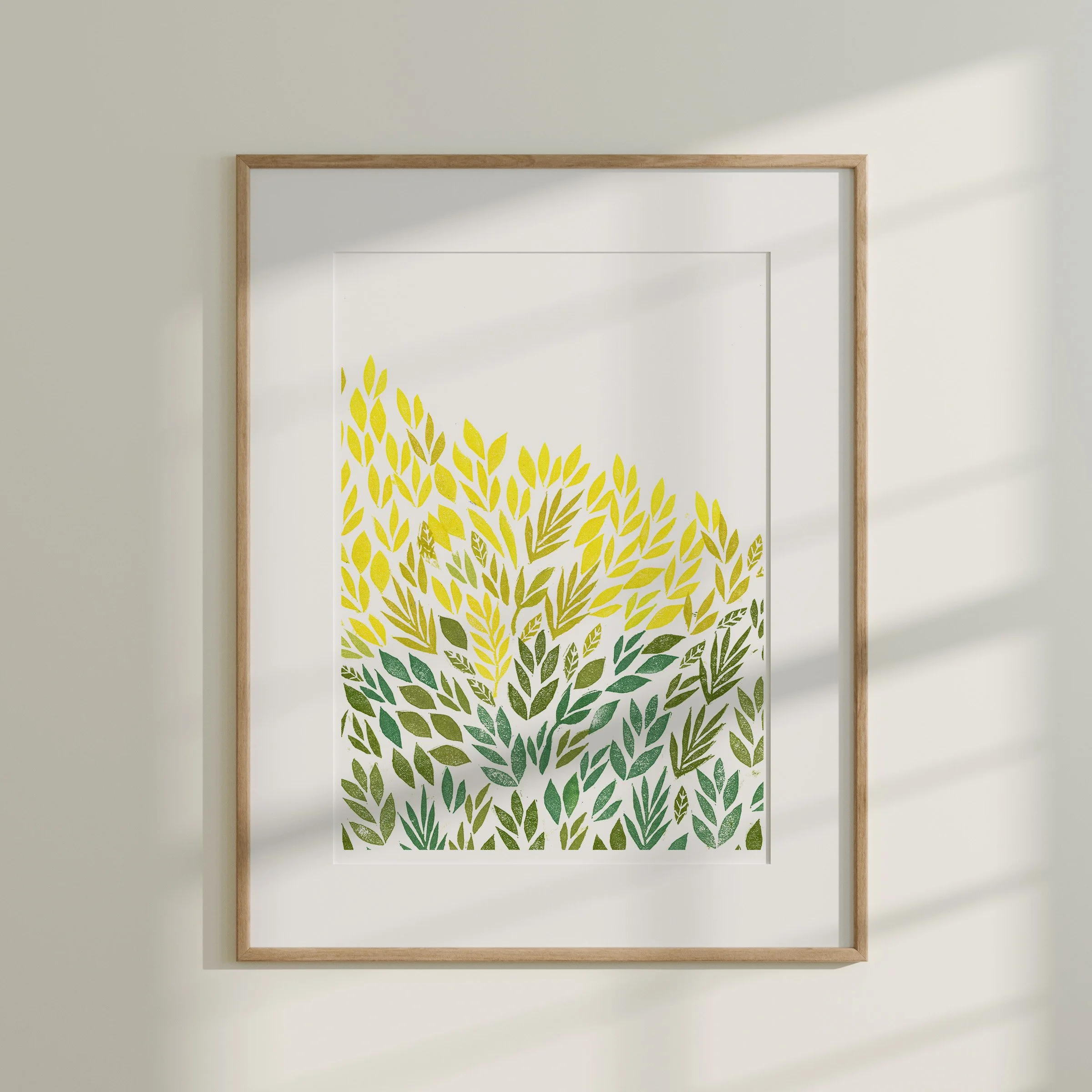 Meadow Leaves - Art Print