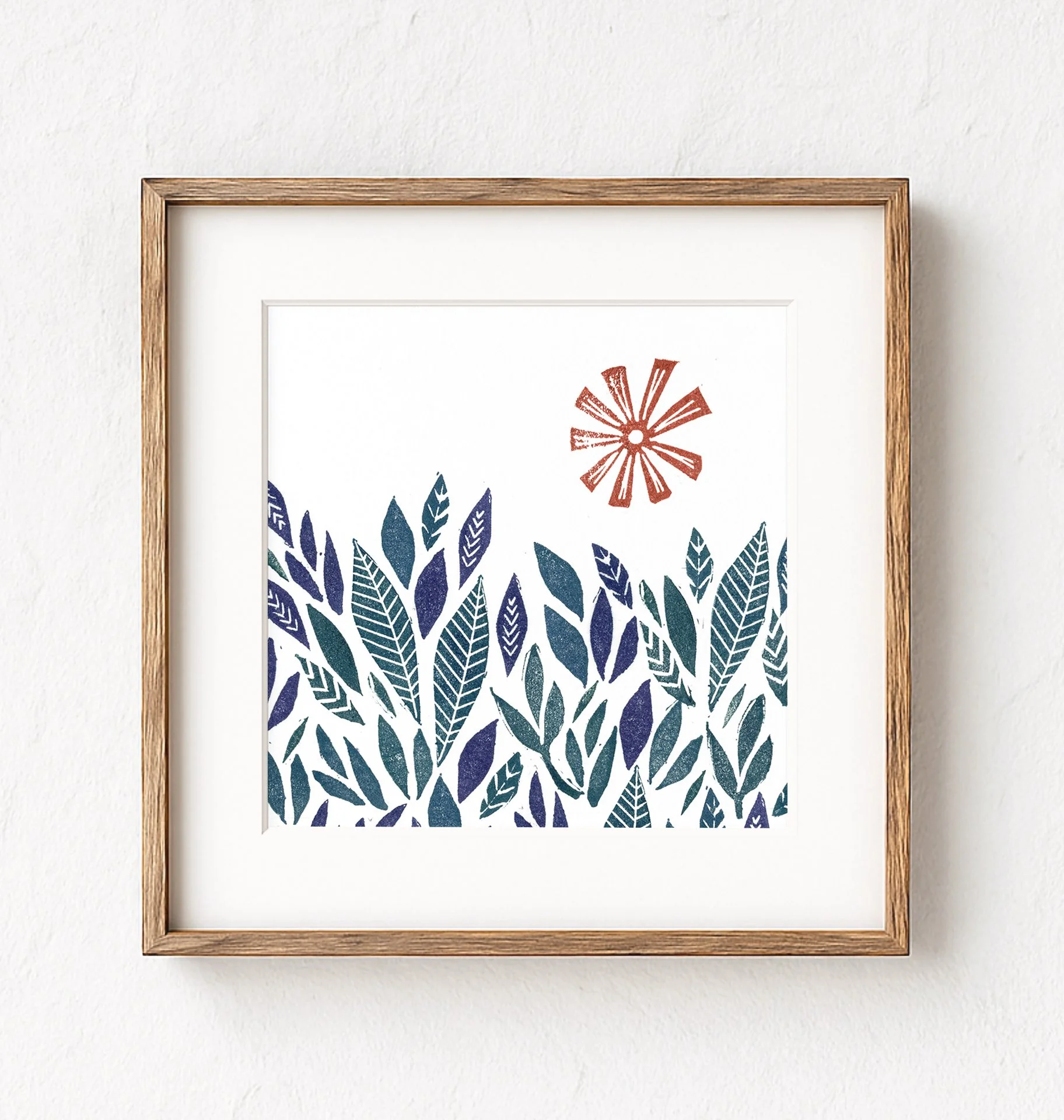Indigo Field - Art Print