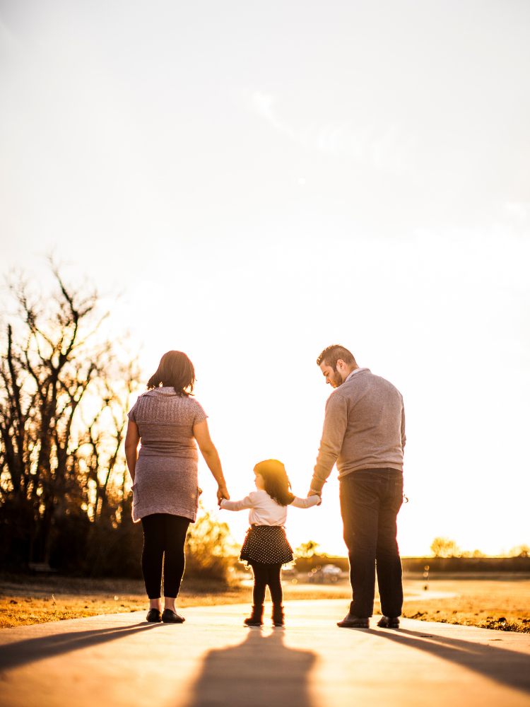 Family walking together symbolizing support for families impacted by incarceration in Tennessee