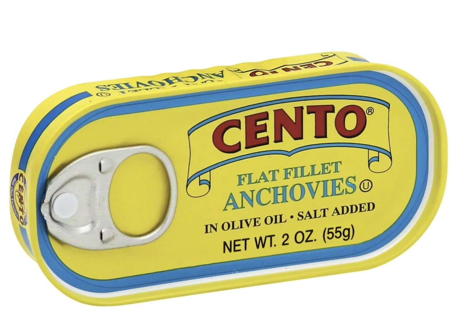 Cento Flat Anchovies in Oil with Salt
