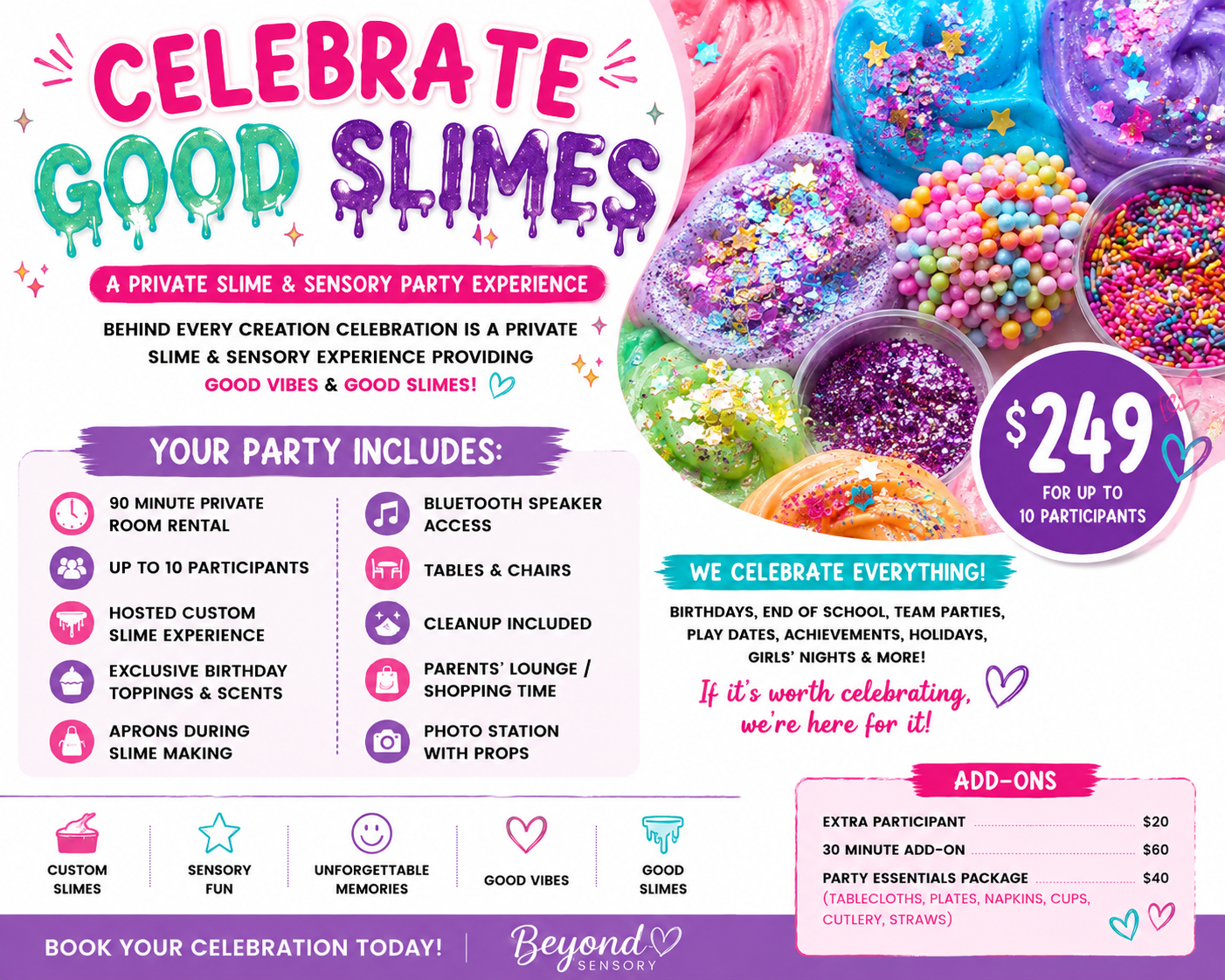 "Celebrate Good Slimes" Private Party