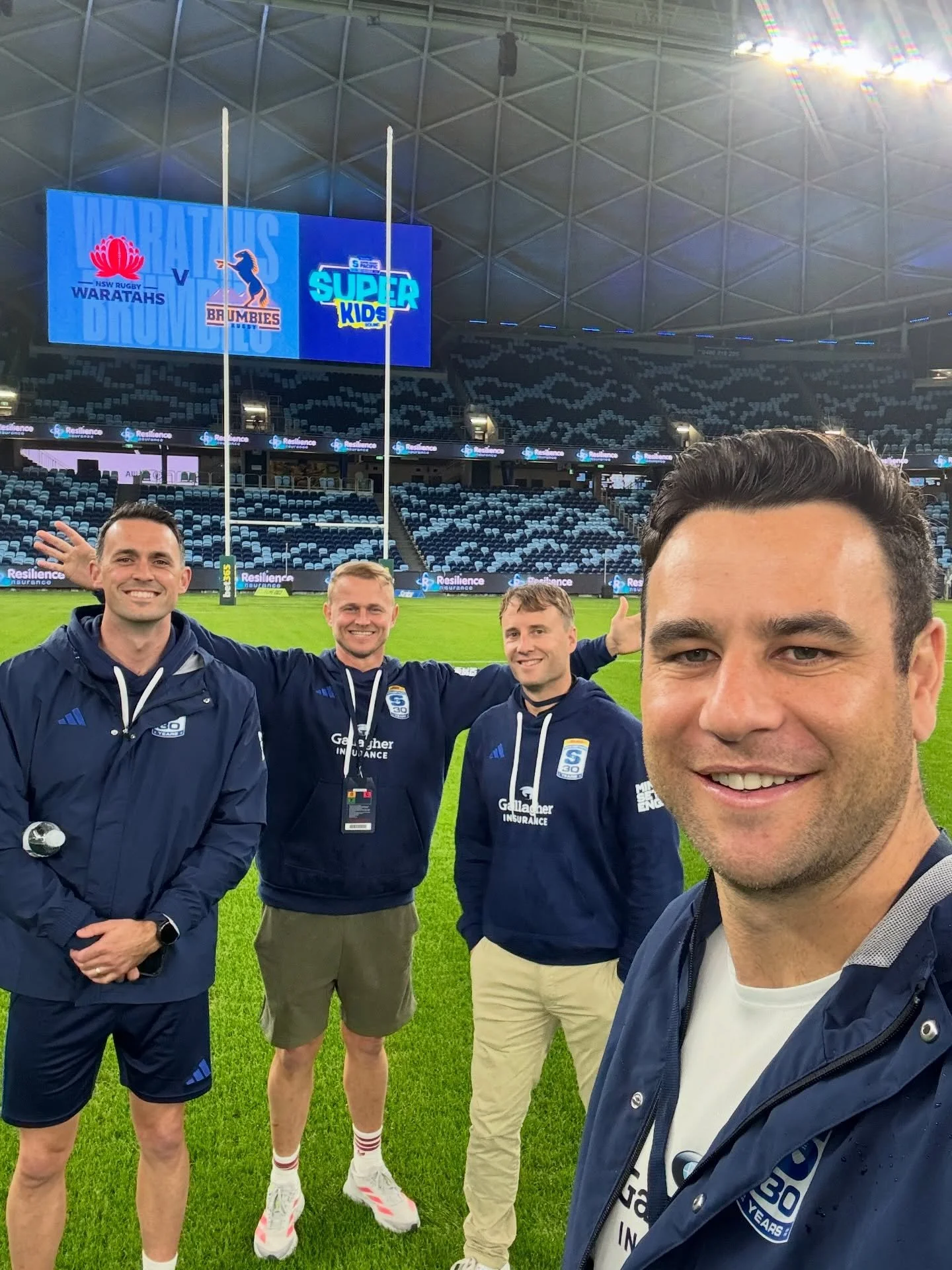 The boys have been with me all season and in the thick of it last night in another great Australian derby 🔥 🏉