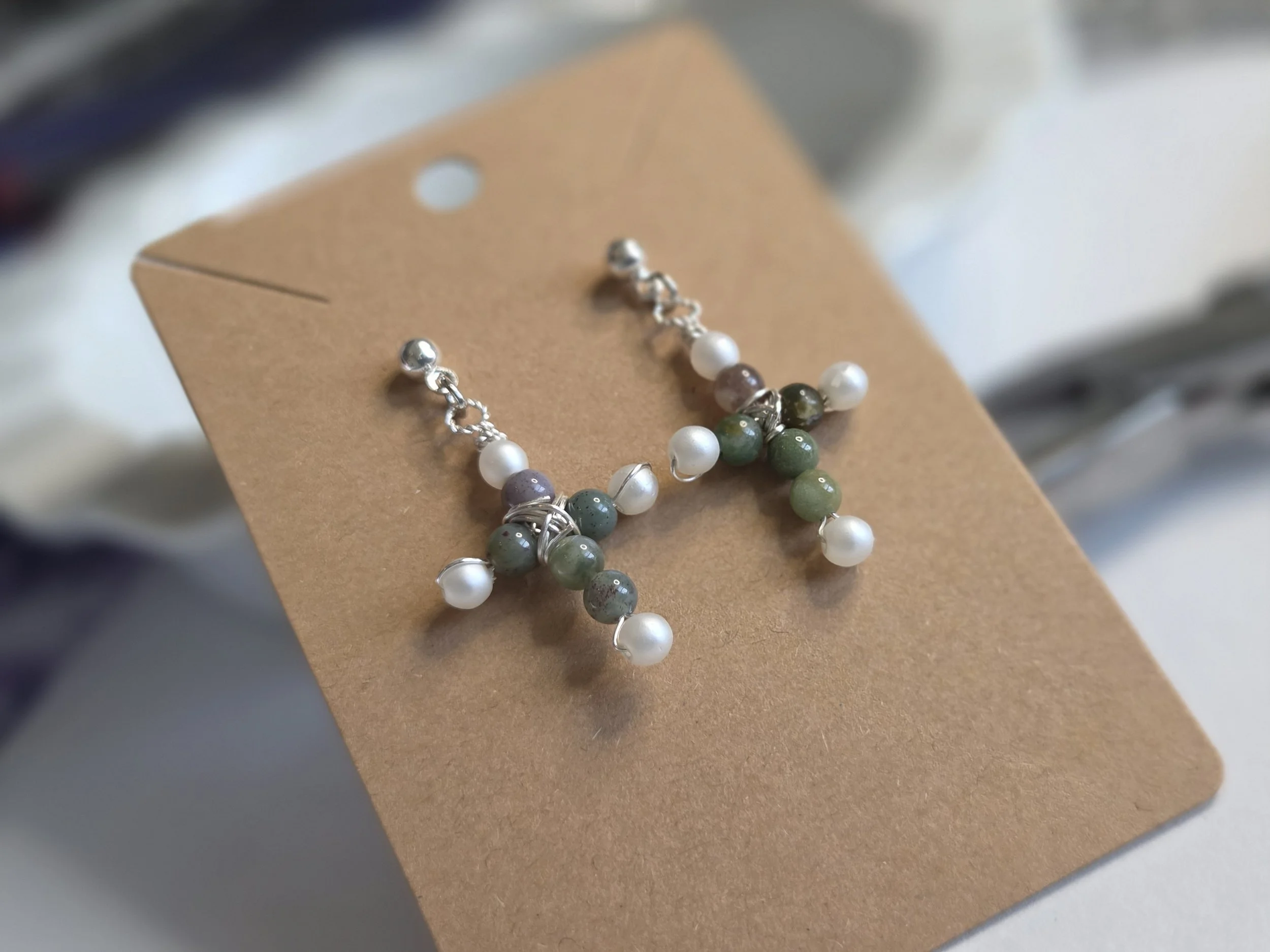 The First Foundation Cross Earrings