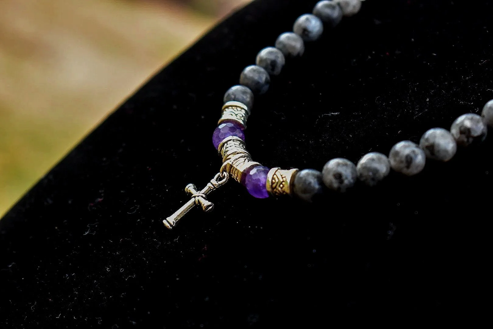 Bold Faith - Labradorite & Amethyst (Silver)