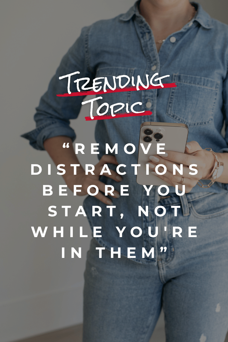 The Distraction Problem In Real Estate (And The Simple System To Fix It)
