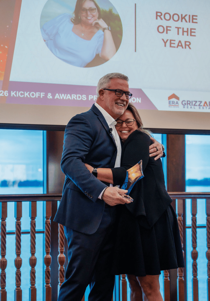 Gus Grizzard, Broker/Owner of ERA Grizzard Real Estate with the company's Rookie of the Year