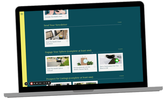 monthly marketing plan real estate