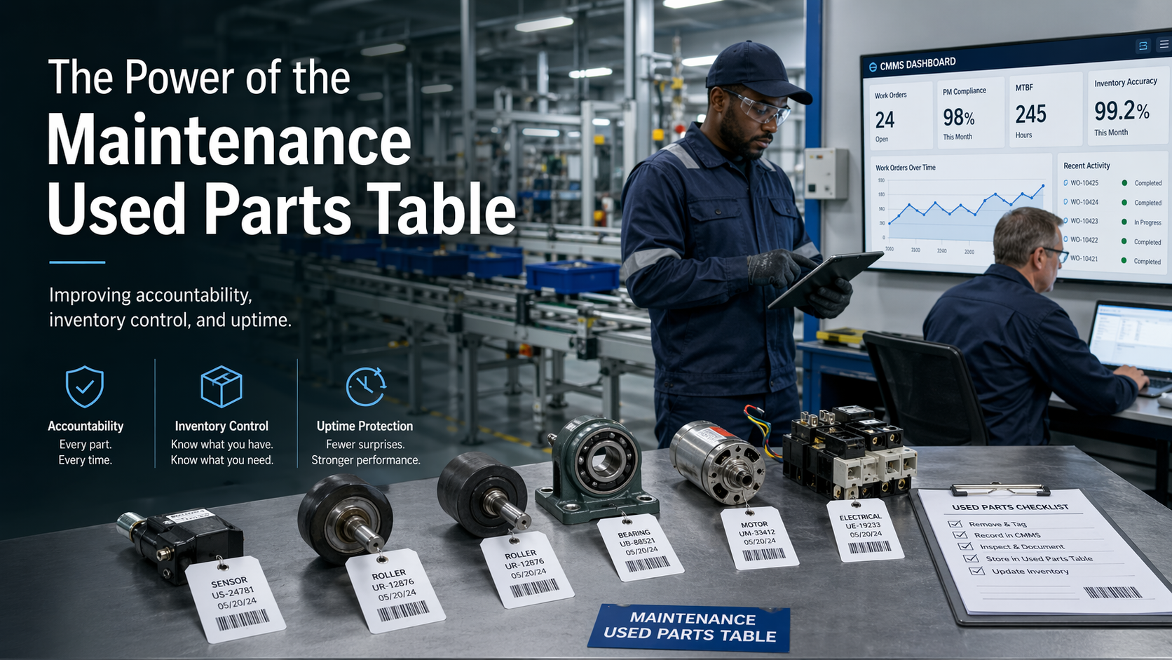 The Power of the Maintenance Used Parts Table