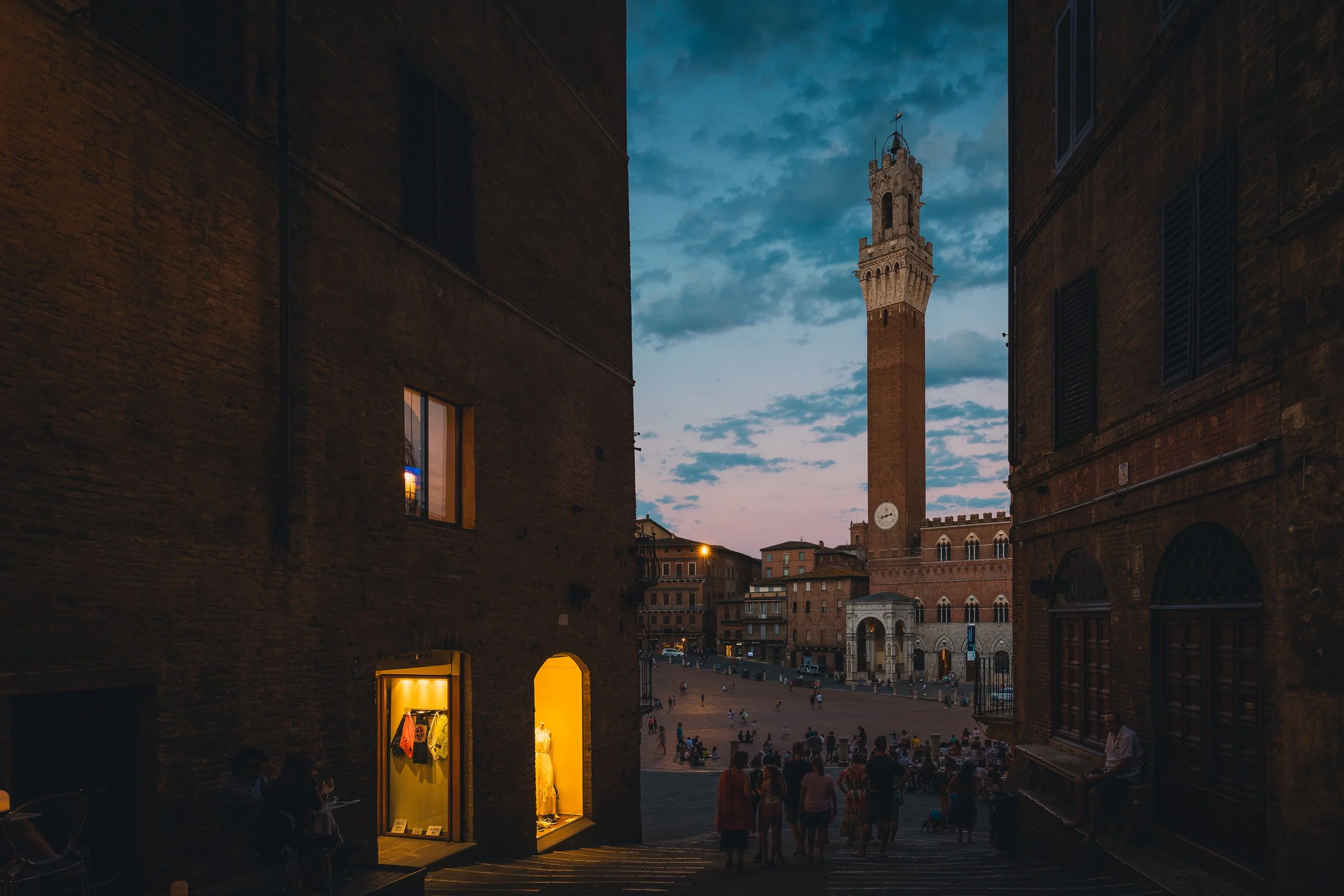 Piazza del Campo, Siena, Italy.