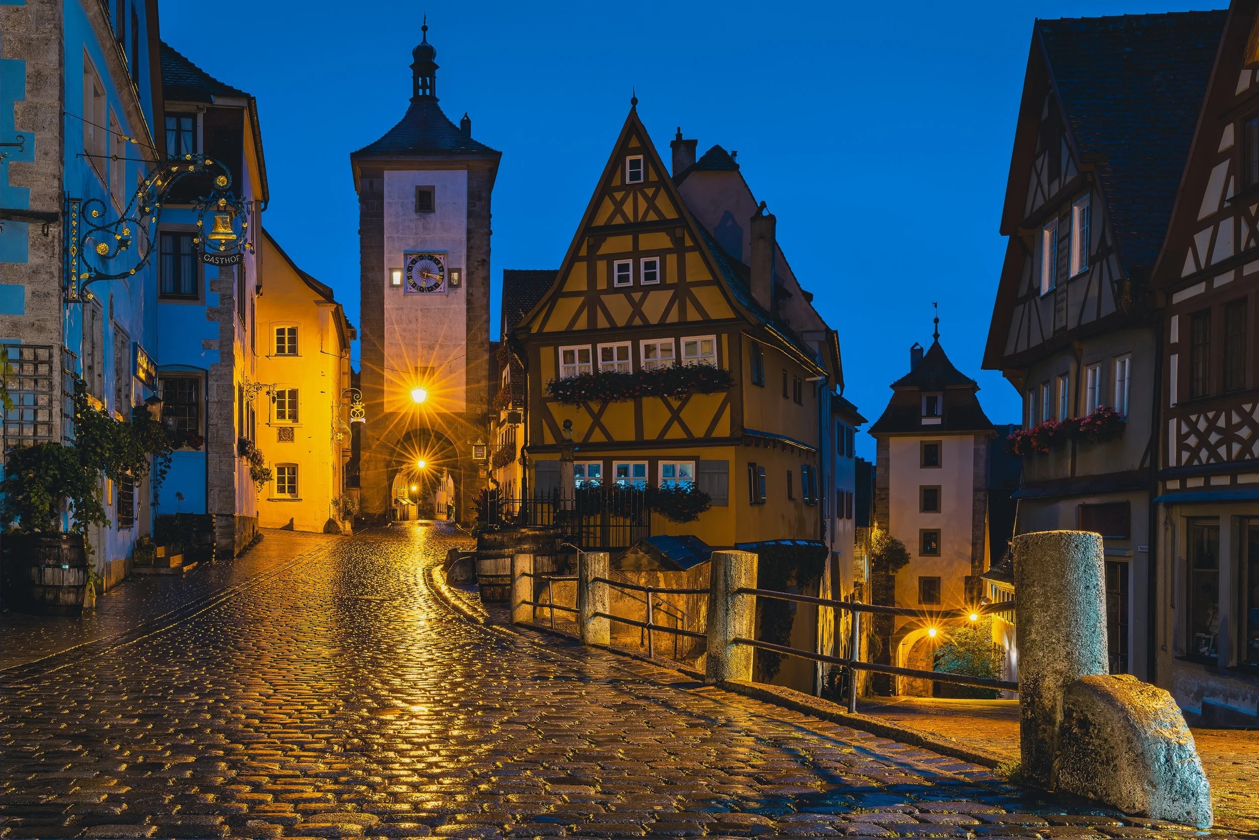 Plönlein, Rothenburg ob der Tauber, Germany.